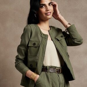 Banana Republic Utility Knit Jacket NWOT